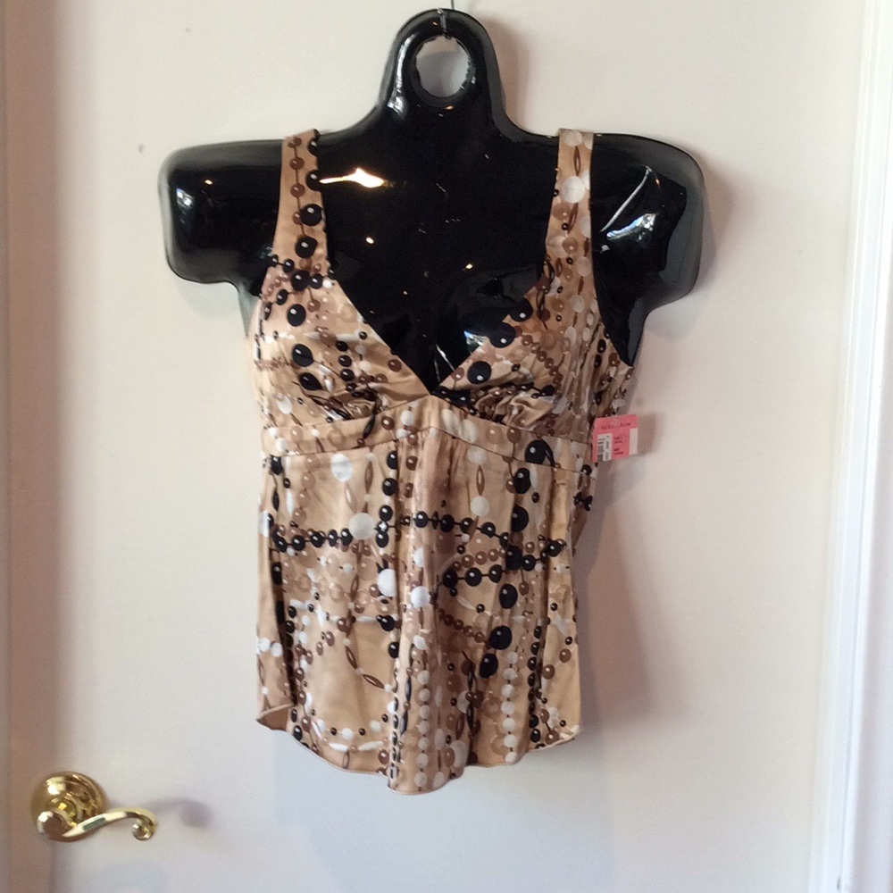 Trina Turk Silk Blend Empire Waist Sleeveless Sz P